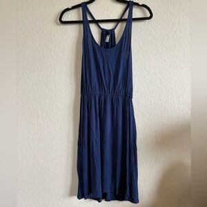 Old Navy Deep Blue Backless Dress
